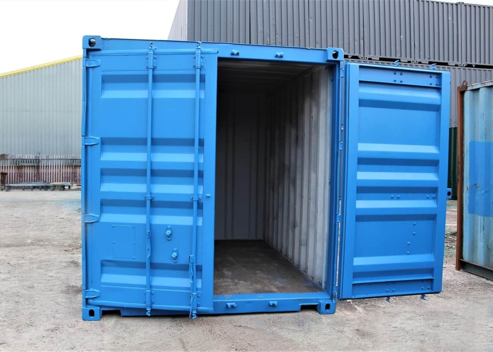 Used 10ft Cut Down Shipping Container – Wind & Watertight Steel Storage Unit - Image 4