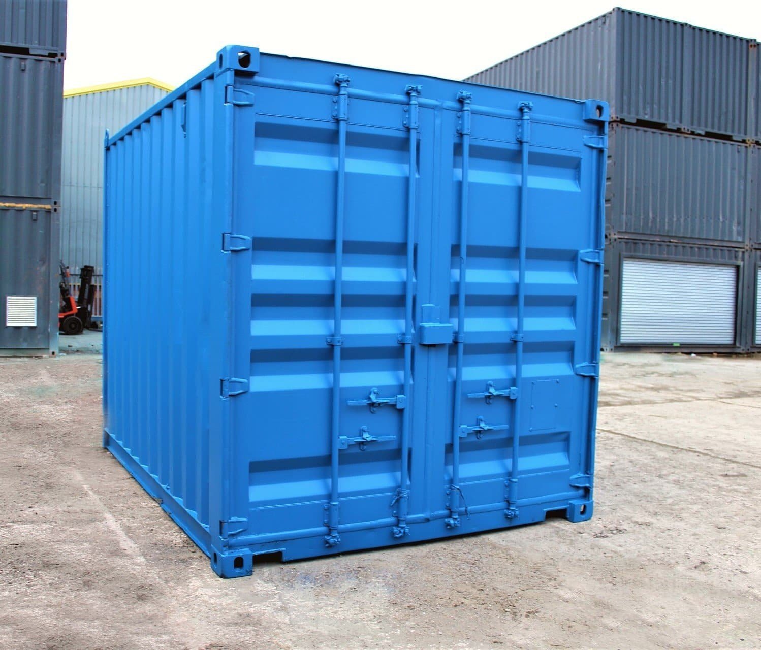 Used 10ft Cut Down Shipping Container – Wind & Watertight Steel Storage Unit
