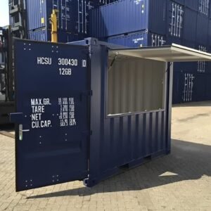 10ft Outdoor Bar Shipping Container – Event-Ready, Lockbox, Customizable, RAL Colors