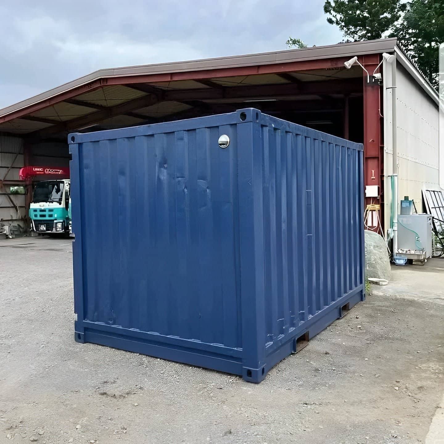 10ft Side Roll-Up Door Storage Container – Corten Steel, Weather-Resistant - Image 3