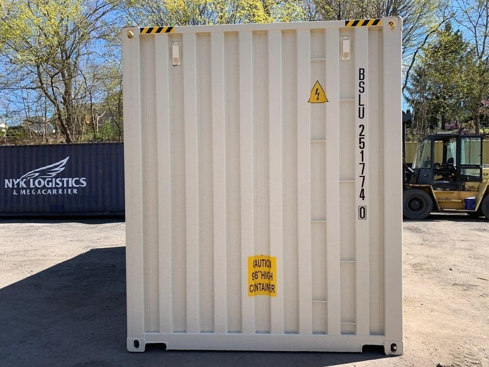 20′ x 8′ x 9.5′ Tall– New High Cube Shipping/Storage Container – Wind and Watertight – Beige - Image 2