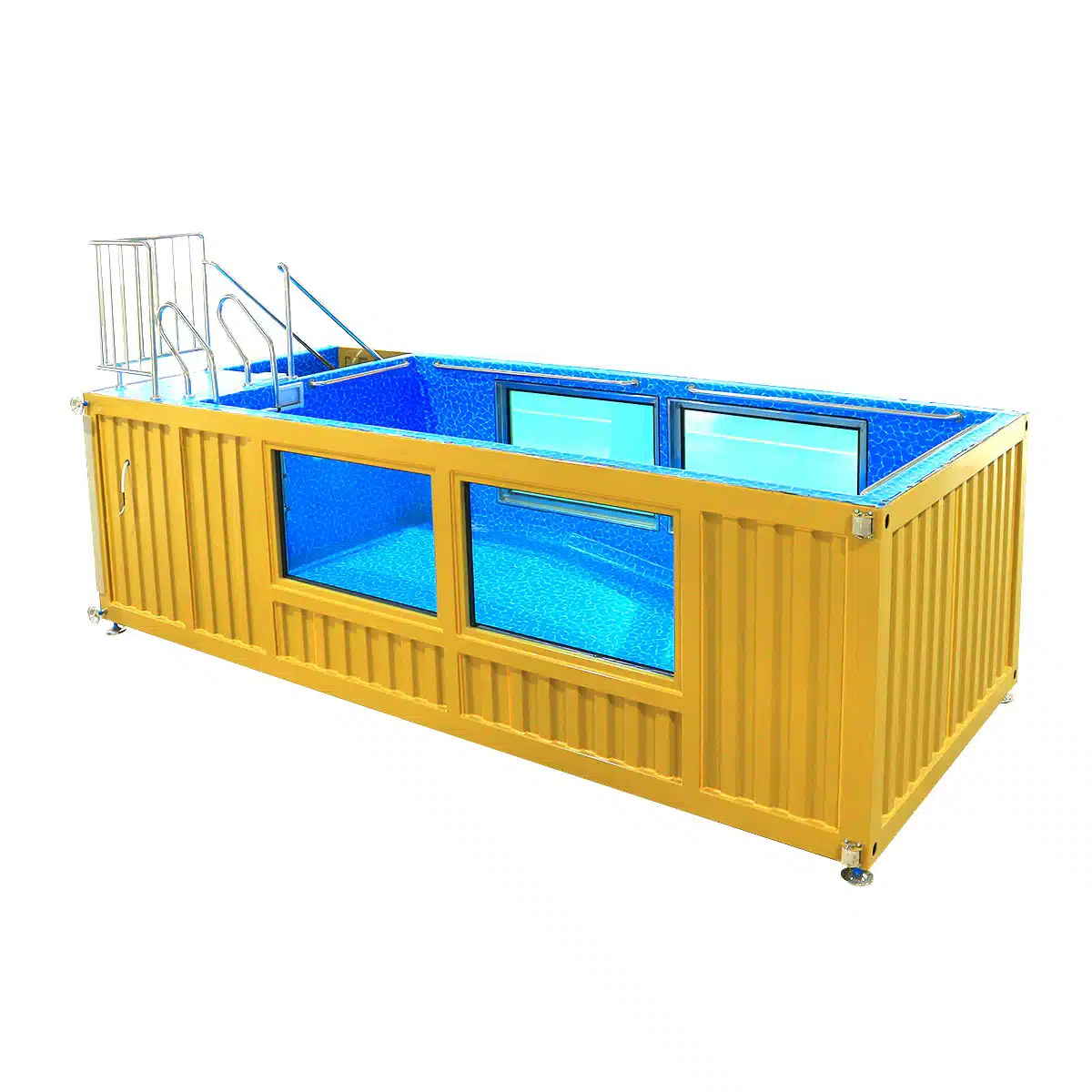 20ft Luxury Container Swimming Pool with Glass Viewing Panel - Image 3