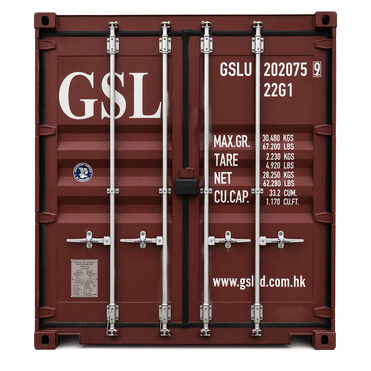 20ft Cargo-Worthy Shipping Container Dry Van for Sale - Image 2