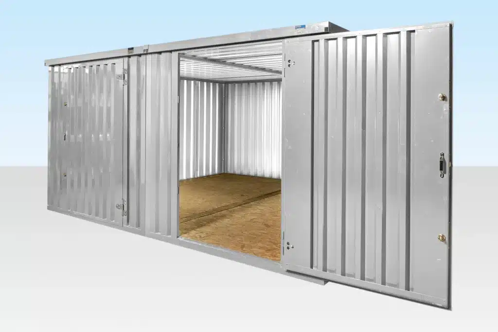 3M X 4.2M Side Linked Flat Pack Container Bundle (Galvanised) - Image 3