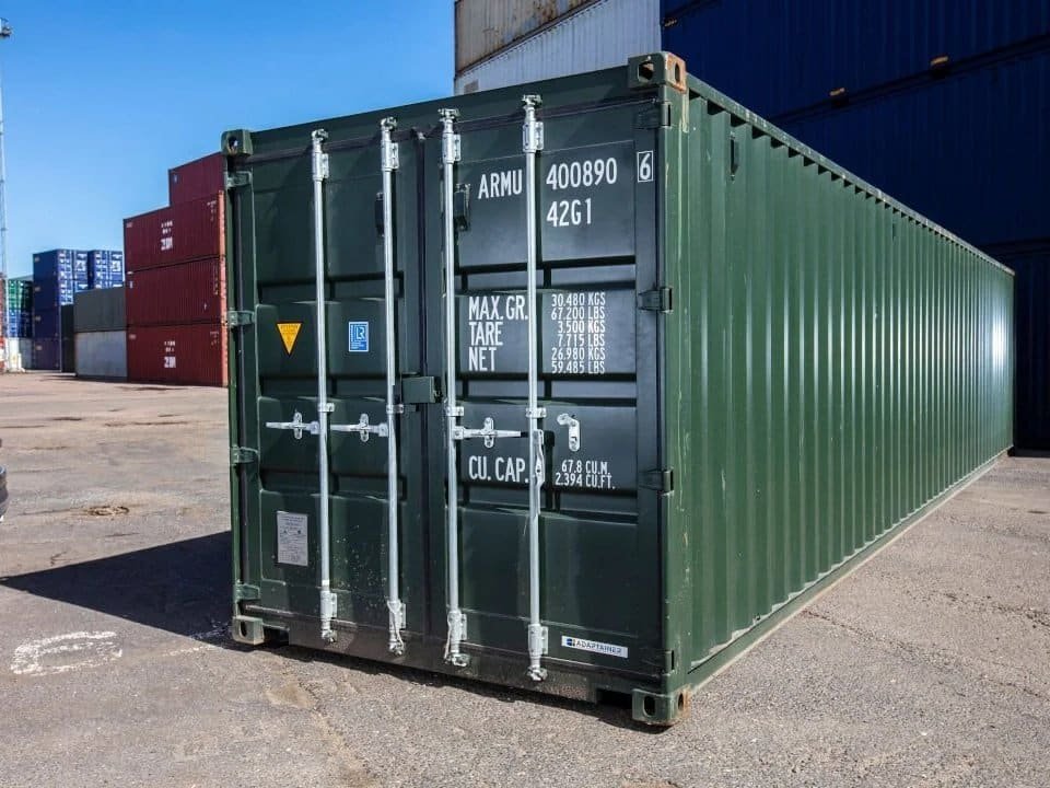 40 Ft High Cube Shipping Container for Sale – Extra Tall Steel Storage Container - Image 2