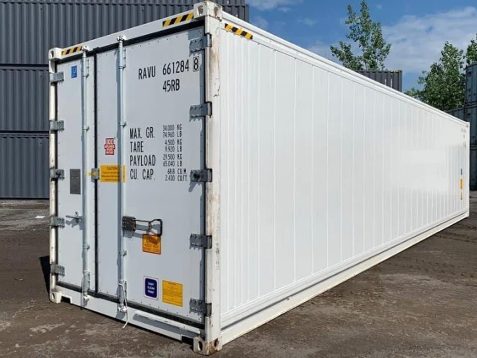 40ft High Cube Reefer Container – Refrigerated Shipping