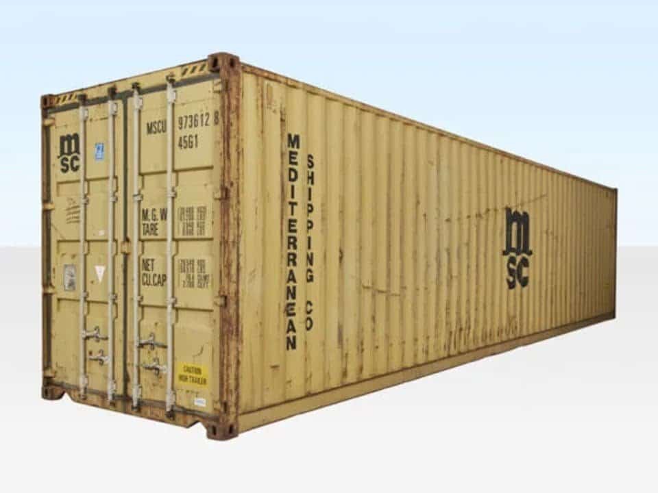 40Ft X 8Ft Used Shipping Container High Cube - Image 2