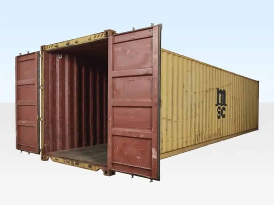 40Ft X 8Ft Used Shipping Container High Cube - Image 3