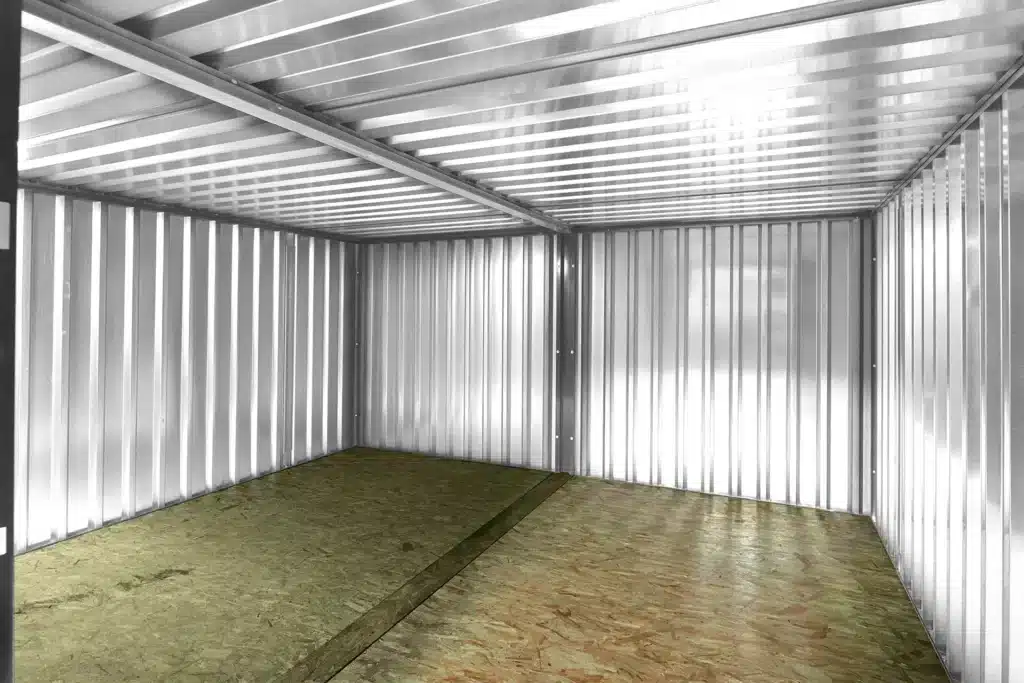 4M X 4.2M Side Linked Flat Pack Container Bundle (Galvanised) - Image 2