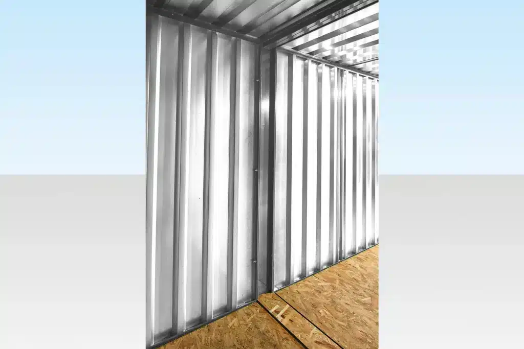6M X 2.1M End Linked Flat Packed Container Bundle (Galvanised) - Image 2