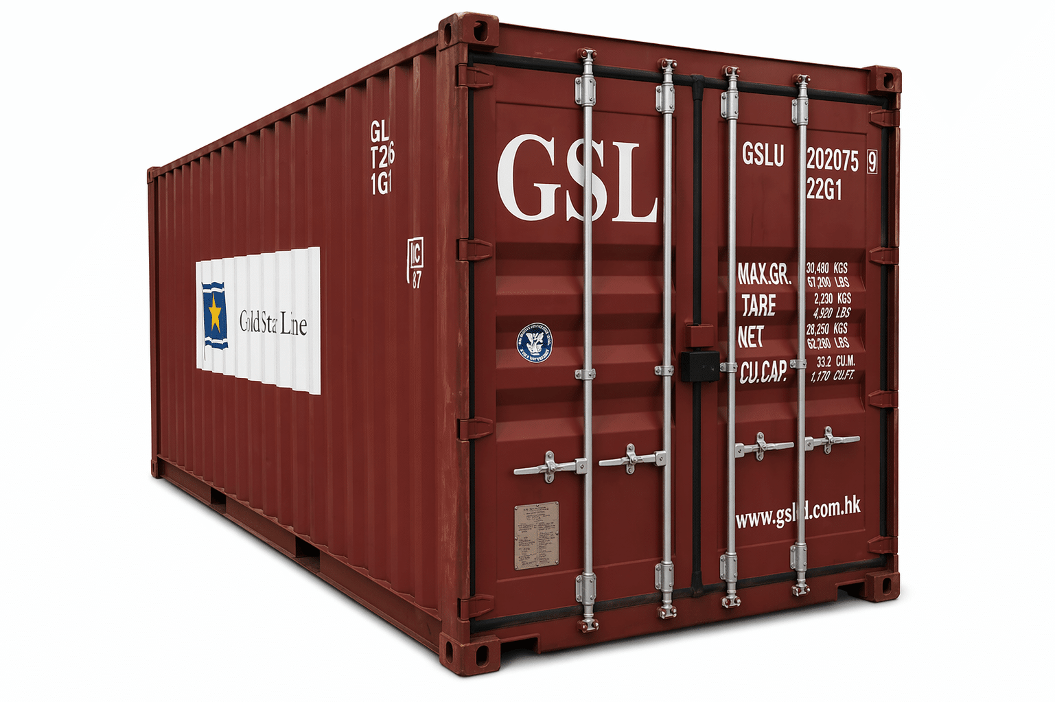 20ft Cargo-Worthy Shipping Container Dry Van for Sale - Image 3