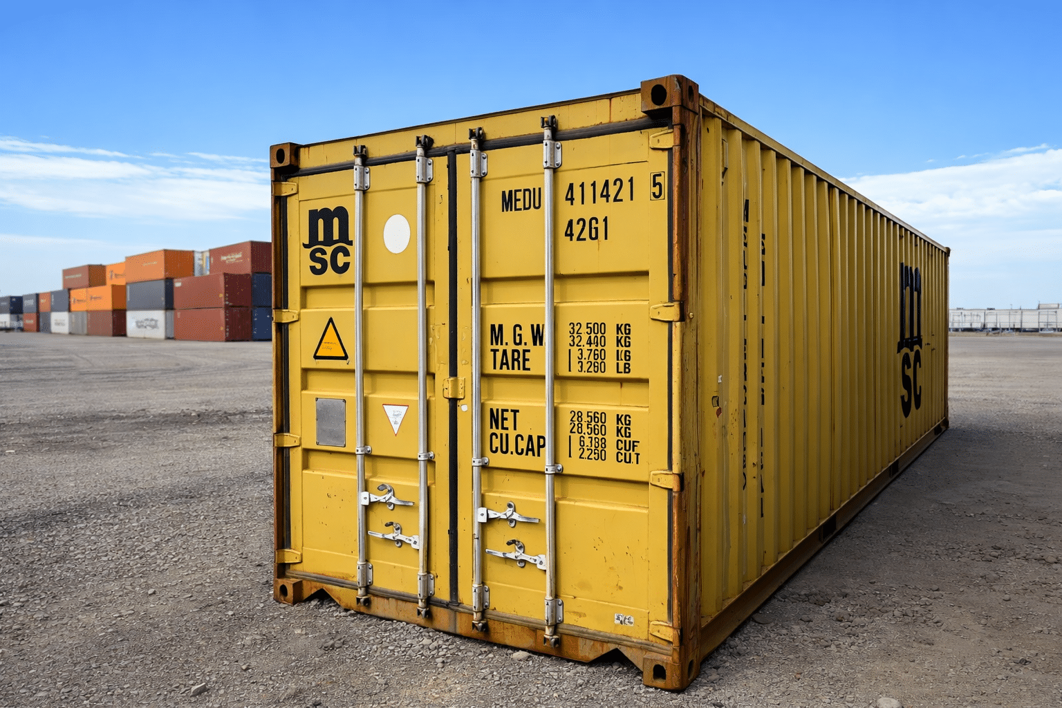 40ft Used Standard Shipping Container for Sale – Wind & Watertight - Image 3