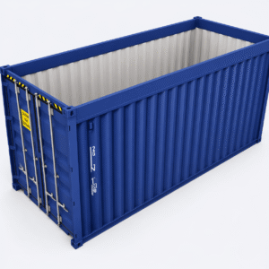 20ft x 8ft Open Top Used Shipping Container – Heavy-Duty Cargo Solution