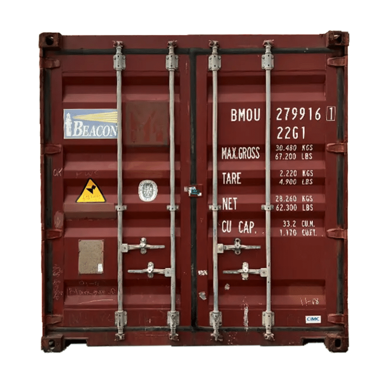 20ft Used Cargo-Worthy Shipping Container for Sale – Dry Van - Image 2